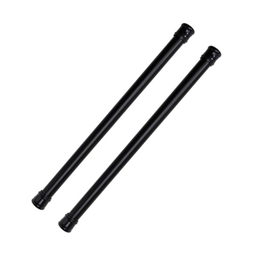 2 Pcs Telescopic Rod Curtain for Living Room Bathroom Pole Shower