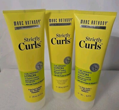 3x Marc Anthony Strictly Curls Curl Defining Lotion 8.3floz each