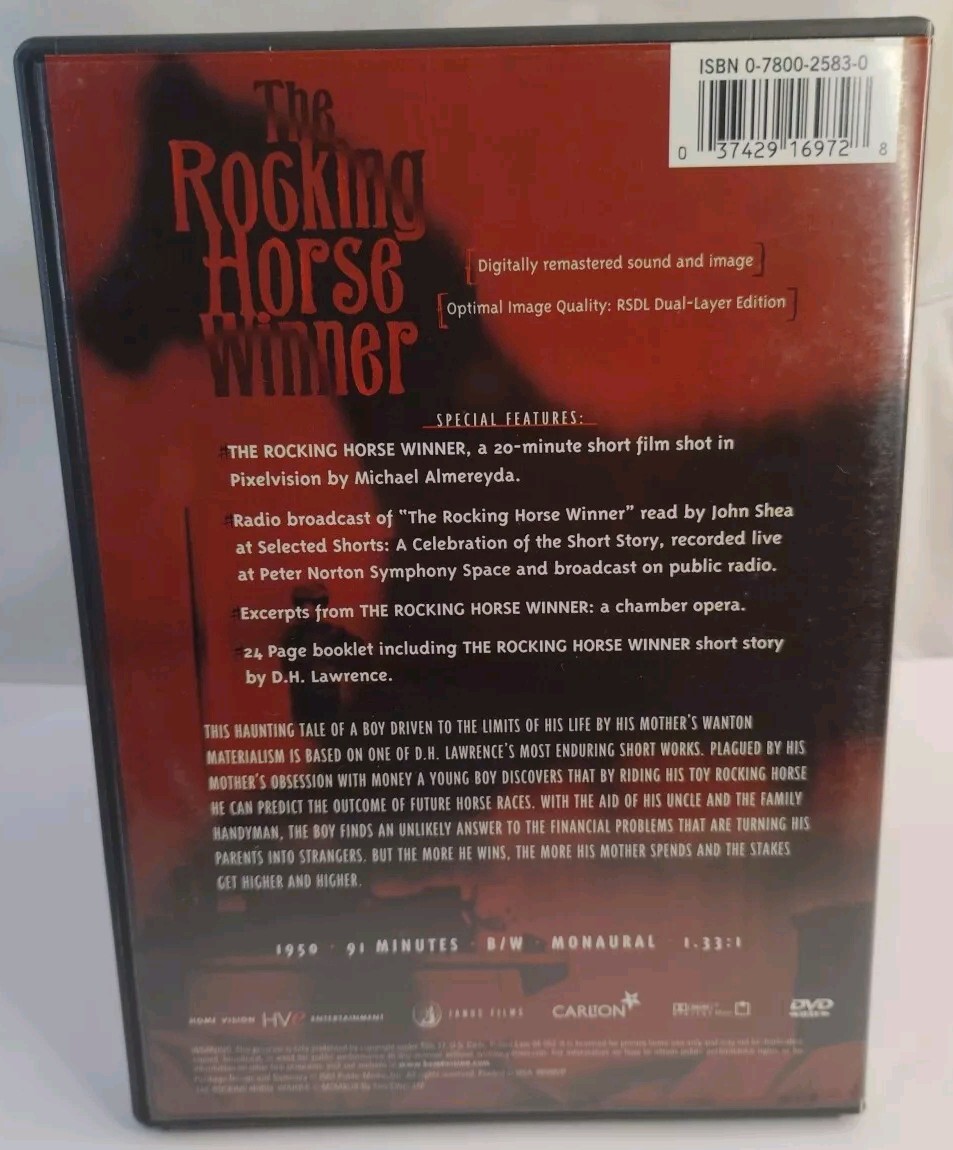 The Rocking Horse Winner DVD 1950 91 Minutes Out Of Print