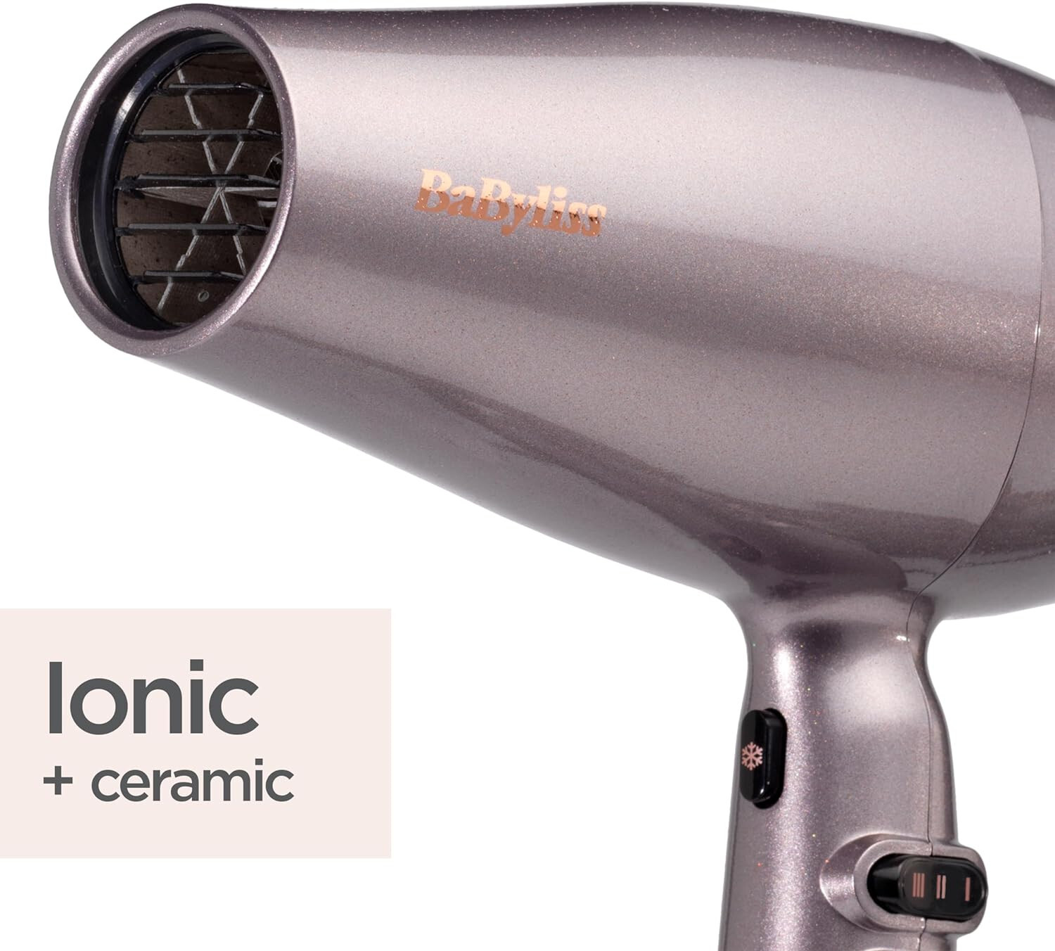 BaByliss Elegance 2100 W Hair Dryer, Ionic, Lightweight, Smooth Fast