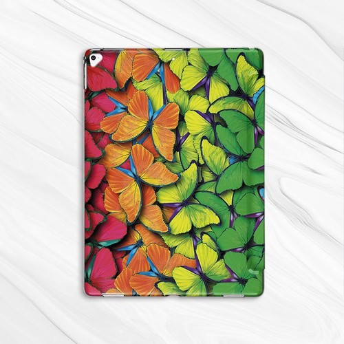 Rainbow Colored Butterflies Case For iPad 10.2 Air 3 4 5 Pro 9.7 11 12.9 Mini - Picture 5 of 6