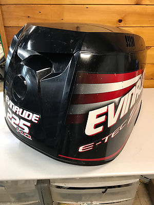 2009 Evinrude E-Tec 225 HP 2 Stroke Outboard Top Cowl Hood ...