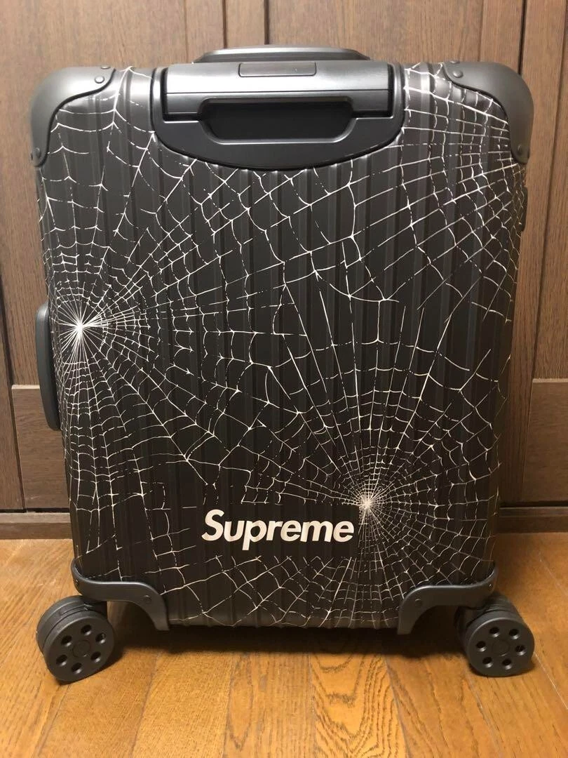 RIMOWA SUPREME RIMOWA Supreme suitcase carry aluminum Color: black