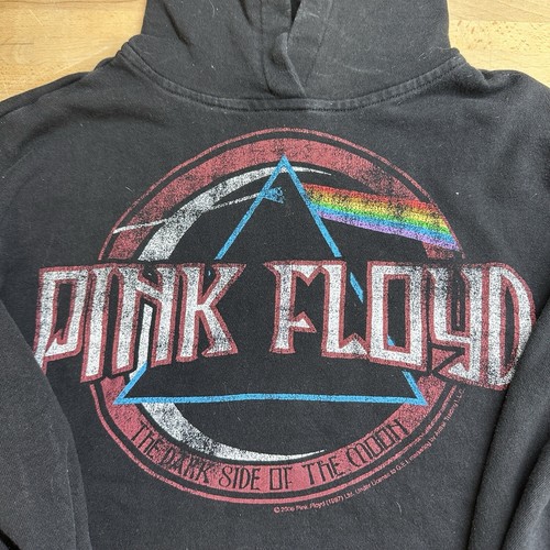 Used - 2006 Pink Floyd Youth S 7-8 Hoodie - Black - Dark Side Of The Moon - Picture 2 of 3