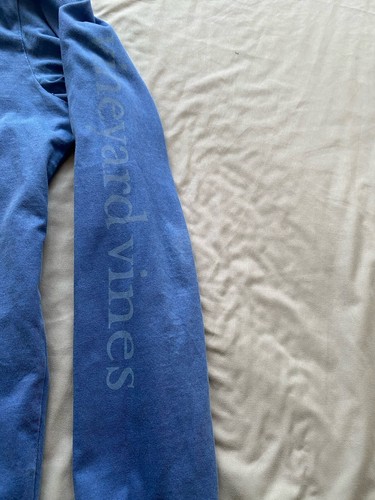 Mens Vineyard Vines Lightweight Hoodie Size Medium Whale Long Sleeve Blue - Picture 7 of 11