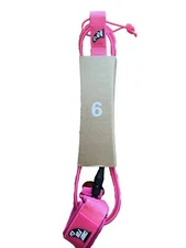 Cardiff Fin Co Pink - 6 Ft/ 7mm Ankle Surf Leash