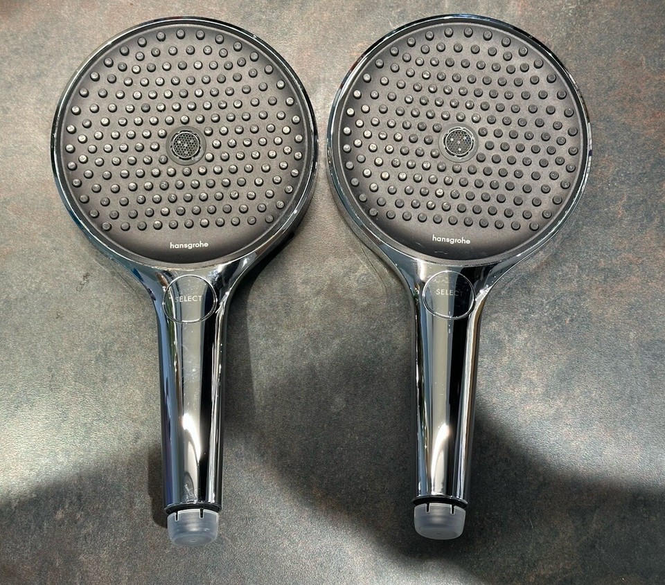2 x hansgrohe Rainfinity EcoSmart 130 Shower Head 9 l/min, Chrome