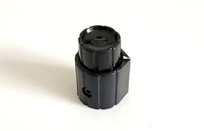 HP Current Knob 6284A-6289A-6299A 17/64-3/16 Shaft, Black, 0370-0101, 0370-0179