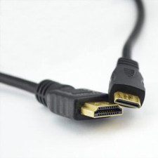 HDMI Mini Cable Male to Standard HDMI Male Lead Full HD TV 1080p 1m - 10m