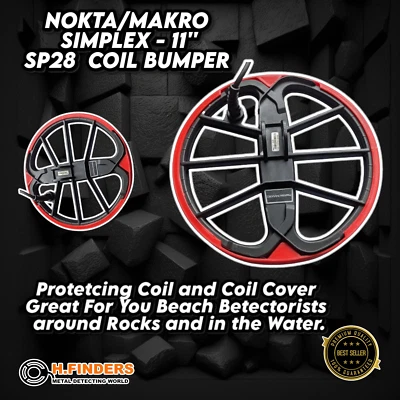 UKHF Nokta/Makro Simplex 11'' SP28 Coil Bumper Great for you beach detectorists a