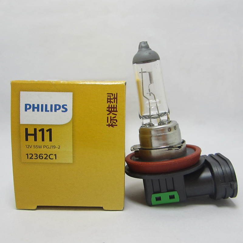 PHILIPS H11 Car Headlight 12362C1 Auto Fog Light 12V55W PGJ19-2