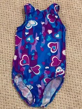 GK Elite Leotard RN1055153 Hearts Child's Small