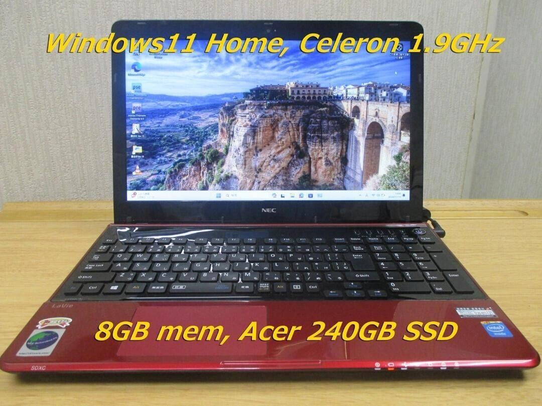 NEC LaVie S LS150/N Celeron Dual-Core 1.9GHz SSD 240GB RAM NEC LaVie S LS150/N Celeron Dual-Core 1.9GHz SSD 240GB RAM