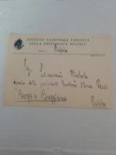 NATIONAL FASCIST INSTITUTE OF SOCIAL SECURITY SEAT OF PISTOIA