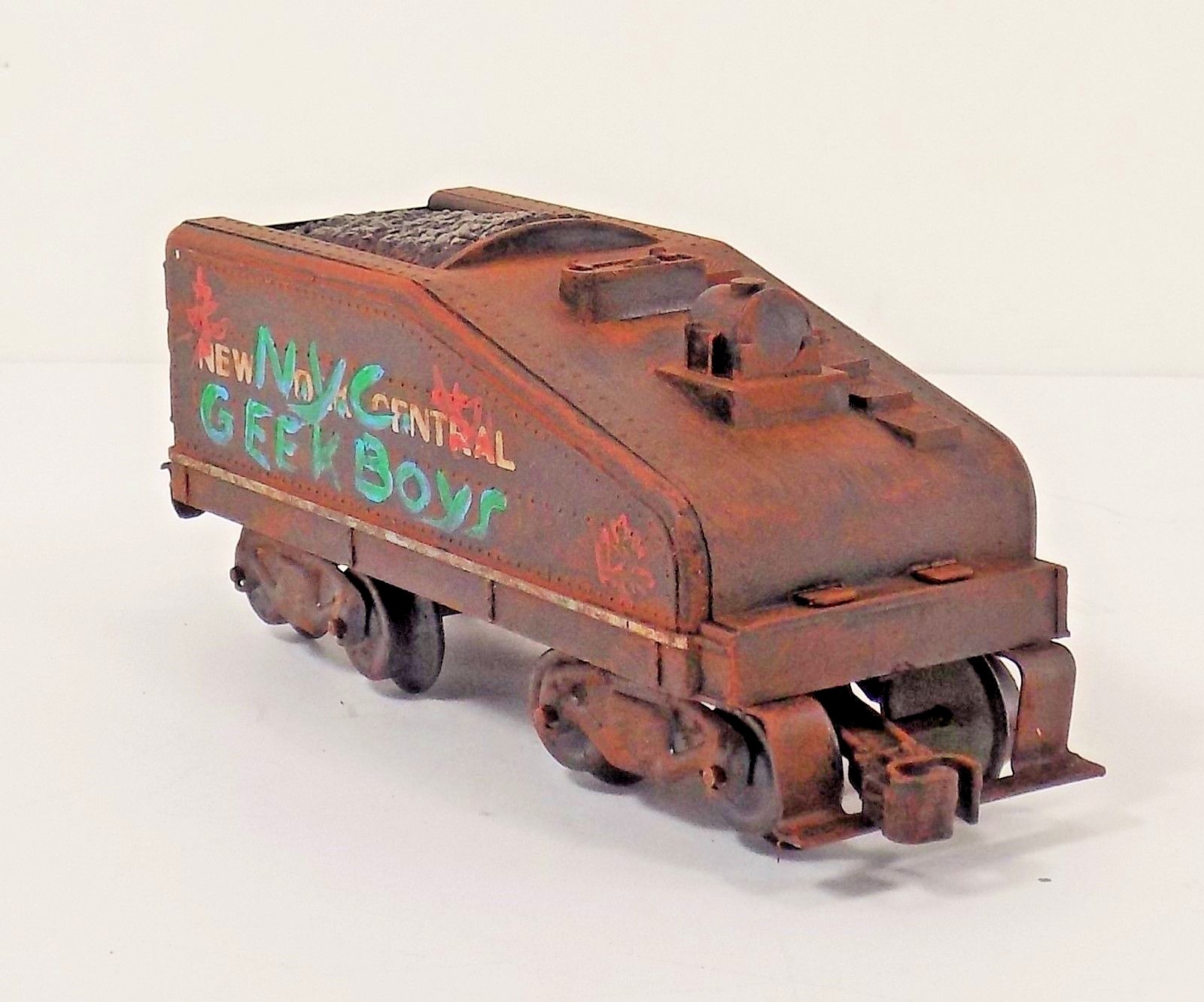 O MARX TENDER CUSTOM TRAIN PAINTED KNUCKLE COUPLER LOCOMOTIVE GIFT ...