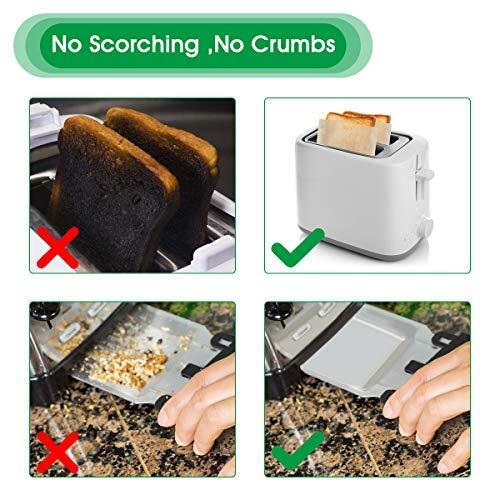 12 Pack Non Stick Toaster Bags for Grilled Cheese Sandwiches Toast Bread Snacks - Picture 4 of 7