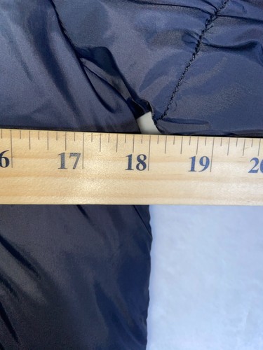 Vans Boy's Large Black Puffer Hooded Coat Jacket Quilted Tech Coat *FLAW *READ - Picture 5 of 11