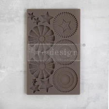 Prima Marketing Re-Design Mould 5"X8"X8mm-Red, White, And Blue (Pack of 1)