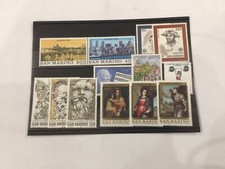 Timbre Poste Saint Marino 13 Timbres Neuf  Sans Charnière 1980