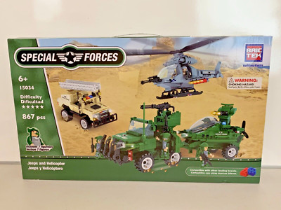 BRIC TEK 15034 SPECIAL FORCES BUILDING BLOCKS LIKE - HUGE 867 PCS BRIC TEK 15034 SPECIAL FORCES BUILDING BLOCKS LIKE - HUGE 867 PCS