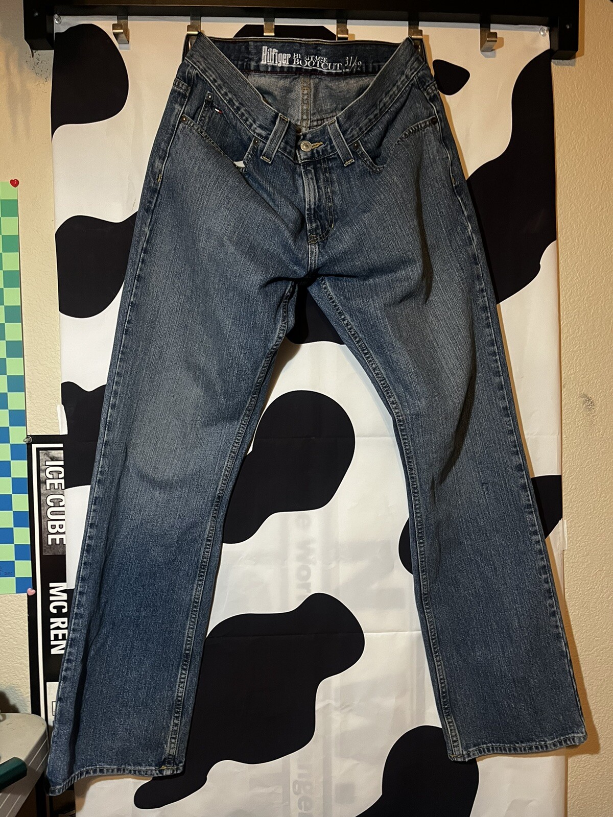 Tommy Hilfiger Brand Denim Heritage Bootcut 100% Cotton Jeans Men's Size  31x32 | eBay