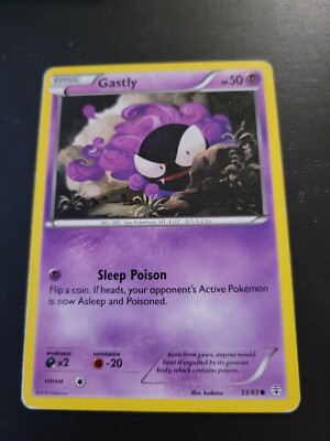 gastly pokemon card value 2016 Cards | Dex Mint / near mint condition trading card GASTLY 47/108 Reverse Holo Rare