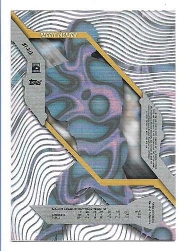 Difractor de magma Reggie Jackson 2018 Topps High Tek Pattern 1 Waves HT-RJA - Imagen 2 de 2