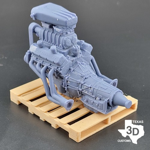 Blown 572 BBC model engine resin 3D printed 1:24-1:8 scale - Picture 13 of 13