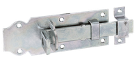 Alberts® Schlossriegel,M.Flachem Griff, Gerade,M.Schlaufe, Galvanisch Verzinkt D