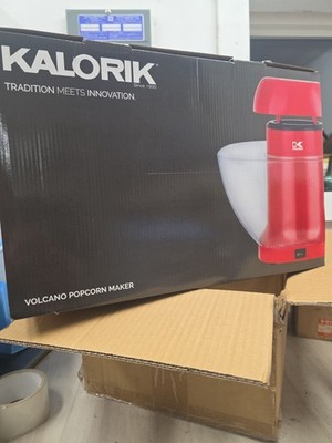 Kalorik Volcano Popcorn Popper Machine - Hot Air Popcorn Maker, Serving Bowl