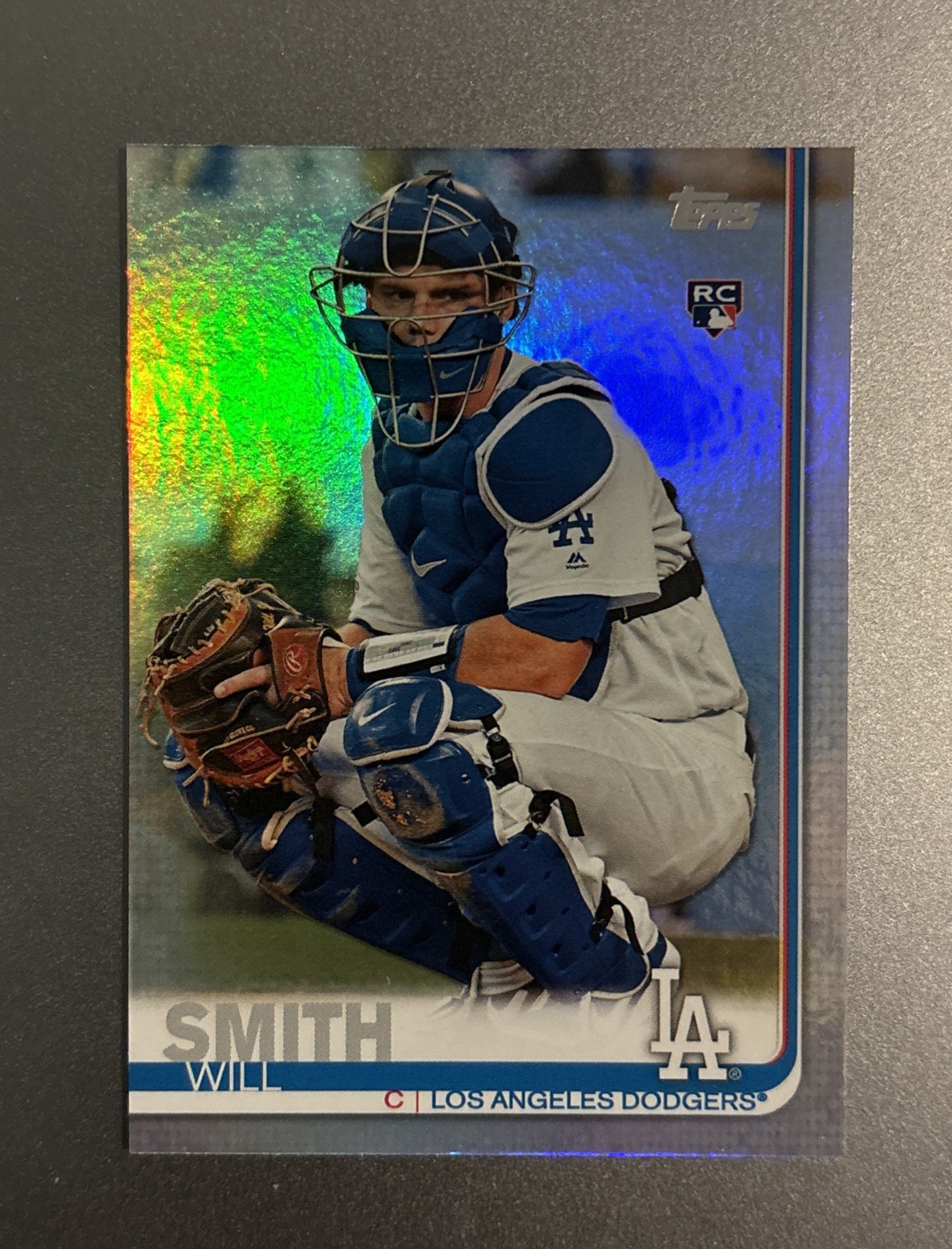 2019 Topps Update WILL SMITH Rainbow Foil Parallel Dodgers RC #US199 WS HERO