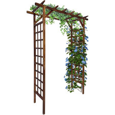 Wooden Garden Arbor Arches Trellis for Wedding Party Climbing Plant Outdoor 85''