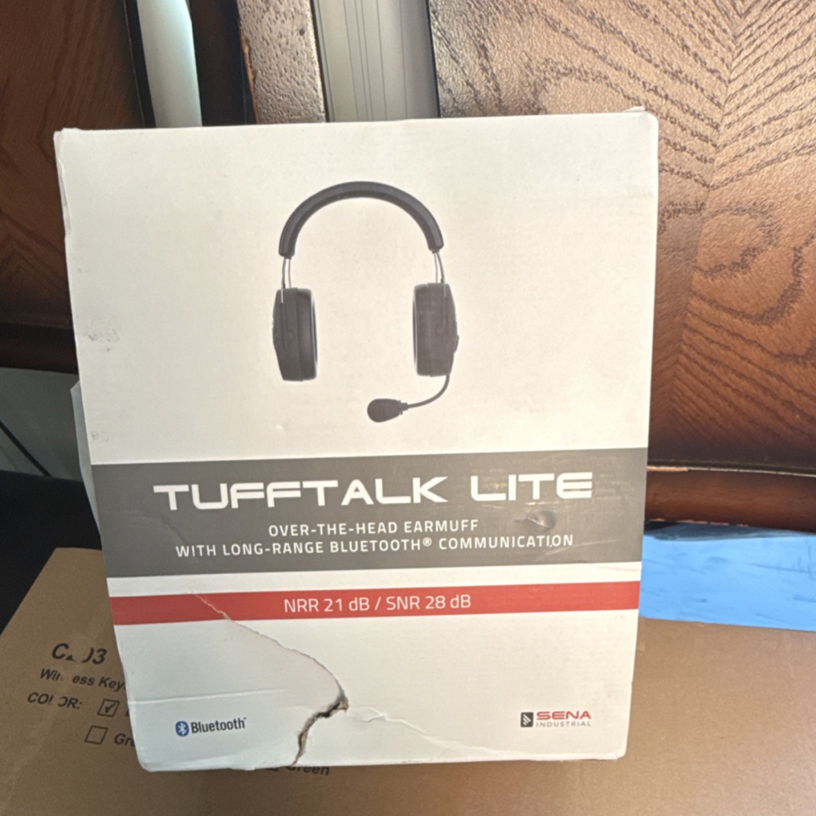 Sena Tufftalk Over-the-Head Bluetooth Headset, Brand New Onl