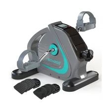 Under Desk Bike Pedal Exerciser Portable Mini Home Exercise Bike wi... Fast Ship