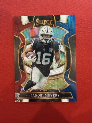 2025 Panini Select - Jakobi Meyers #5 Tri-Color Prizm /399 Raiders