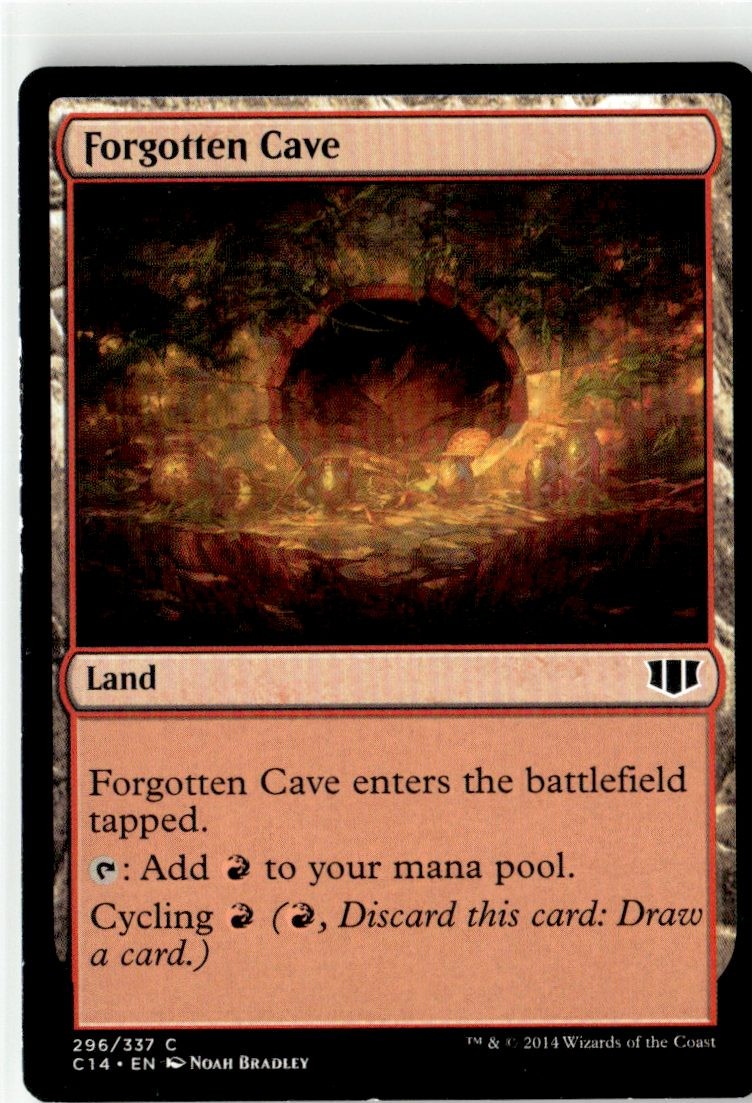Magic Forgotten Cave NM Commander 2014
