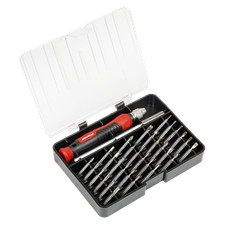 Image of Sealey Precision Bit Screwdriver Set 32 Pieces Slotted Phillips TRX-Star AK97328