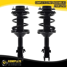 Front Pair Complete Strut & Coil Spring Assemblies for 2008-2014 Subaru Impreza