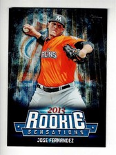 2015 Topps Update Series #RS-8 JOSE FERNANDEZ Marlins ROOKIE SENSATIONS Insert