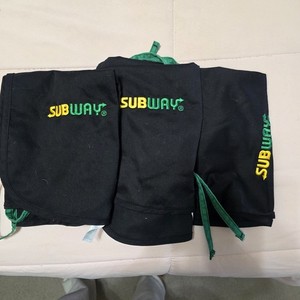 Subway Uniform Work Aprons... Lot of 3