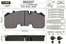 Rear Disc Brake Pad Set VALEO Fits MAN VOLVO ERF IVECO RENAULT Axor F 509290040 