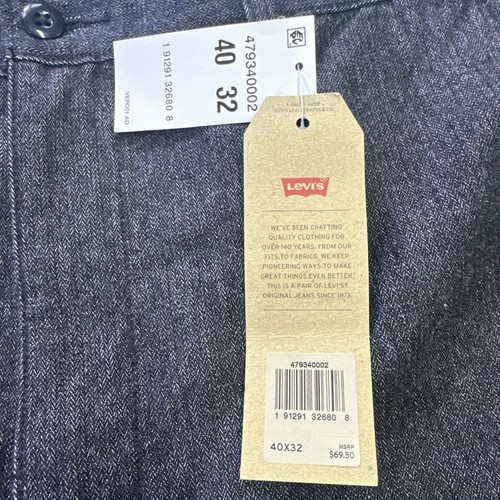 Levis mens dark gray regular straight Leg Hybrid Utility pant 40x32 NWT MSRP $70 - Picture 7 of 11