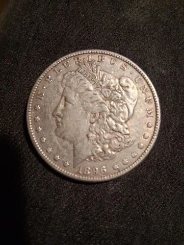 1896 Morgan Silver Dollar $1 Coin US 0.9 Fineness  Collector Coin