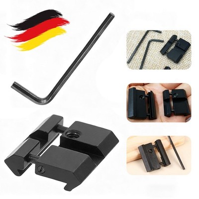2stk. Schienen Adapter Prismenschiene 11mm auf 20/21mm Weaver Picatinny Schiene