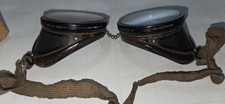 Vintage American Optical Duralite 50 Safety Goggles w/Org. Box  Cloth Steampunk