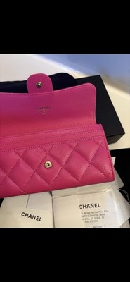 Chanel Medium Flap Wallet Ve/ Rose