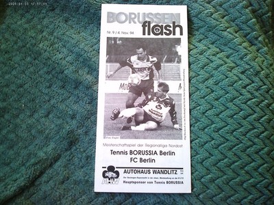 Programm   Te Be Berlin   -   FC Berlin / BFC Dynamo               94/95