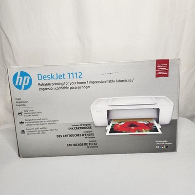 Brand New HP F5S32A Deskjet 1112 Compact Color Inkjet Printer Factory Sealed