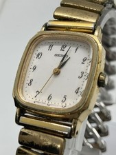 Orologio donna SEIKO rettangolare oro ottimo funzionamento