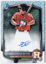 2025 Bowman Draft Xavier Neyens Auto BMA-XN Chrome Autog Mojo Refractor